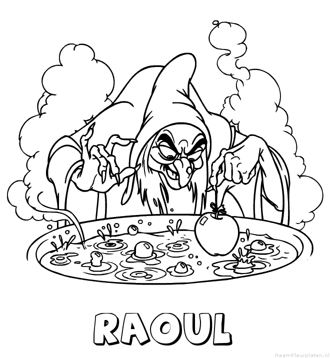 Raoul heks kleurplaat