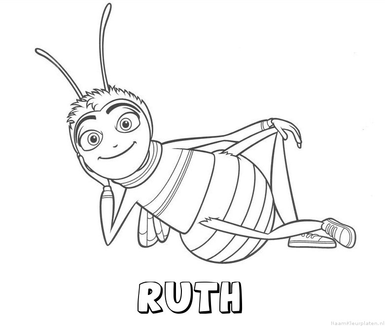 Ruth bee movie kleurplaat