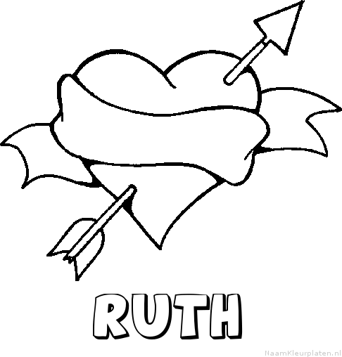 Ruth liefde kleurplaat