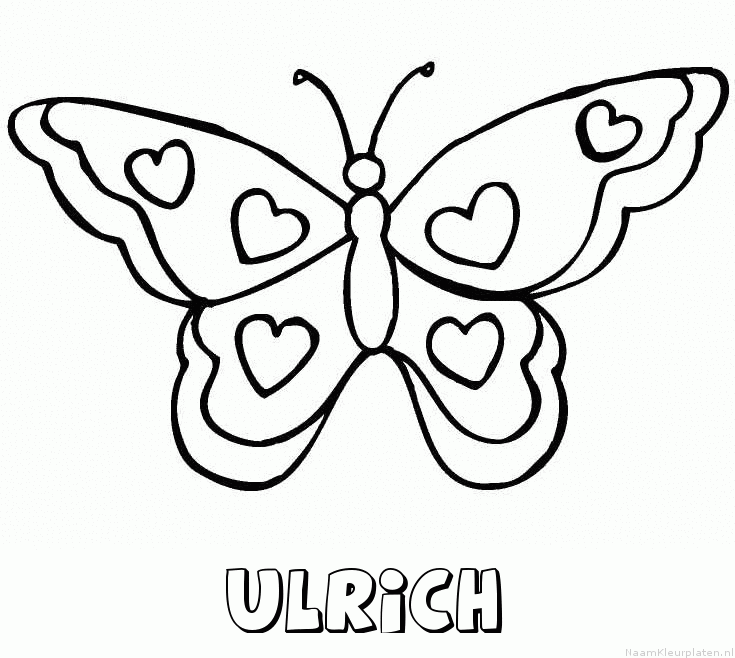 Ulrich vlinder hartjes