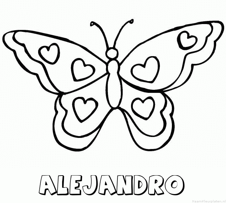 Alejandro vlinder hartjes