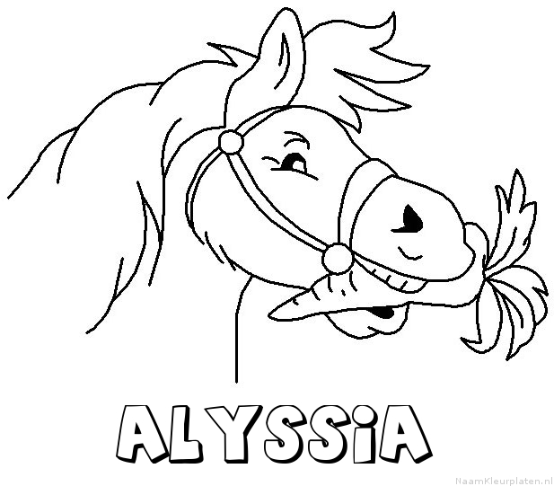 Alyssia paard van sinterklaas