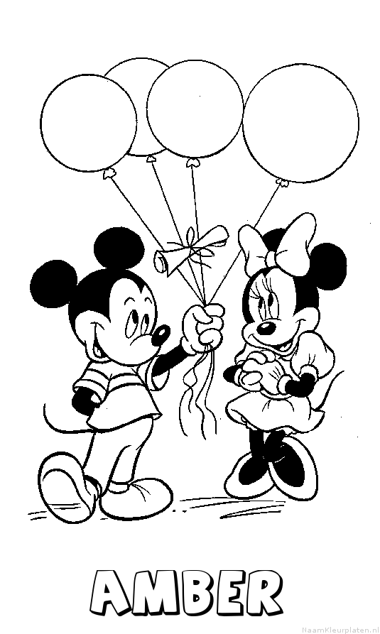Amber mickey mouse