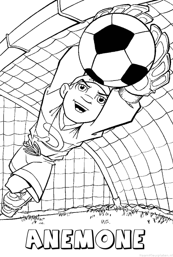 Anemone voetbal keeper