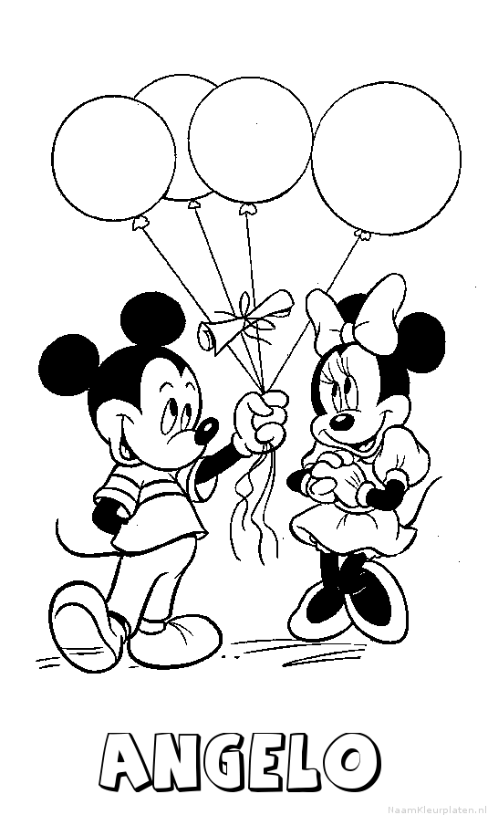Angelo mickey mouse