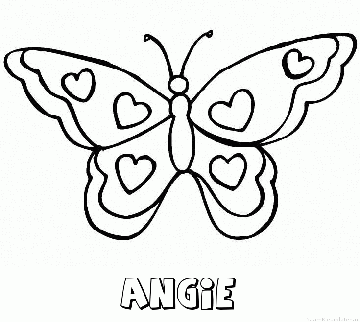 Angie vlinder hartjes