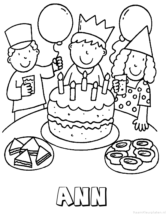Ann verjaardagstaart