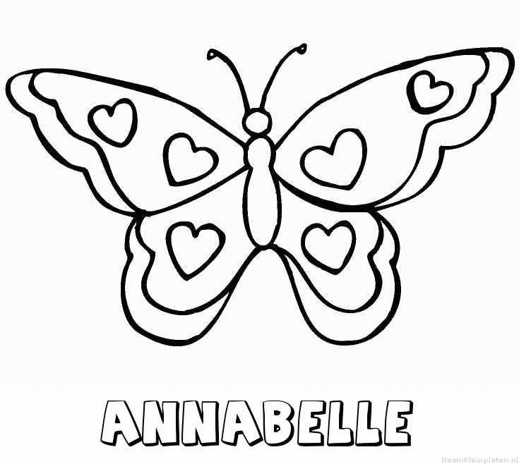 Annabelle vlinder hartjes