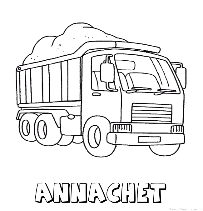 Annachet vrachtwagen