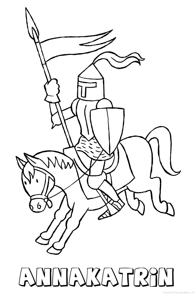 Annakatrin ridder kleurplaat