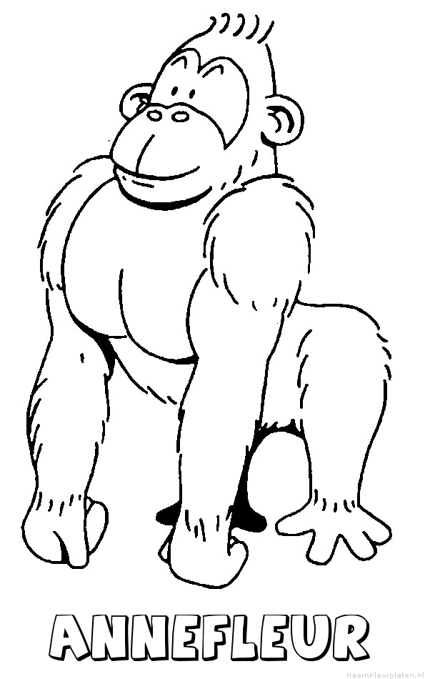 Annefleur aap gorilla