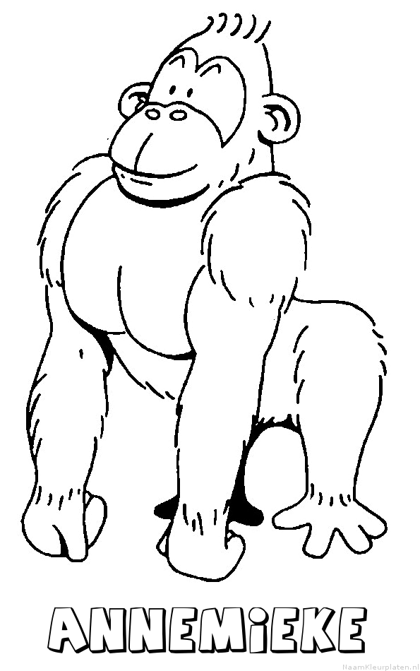 Annemieke aap gorilla