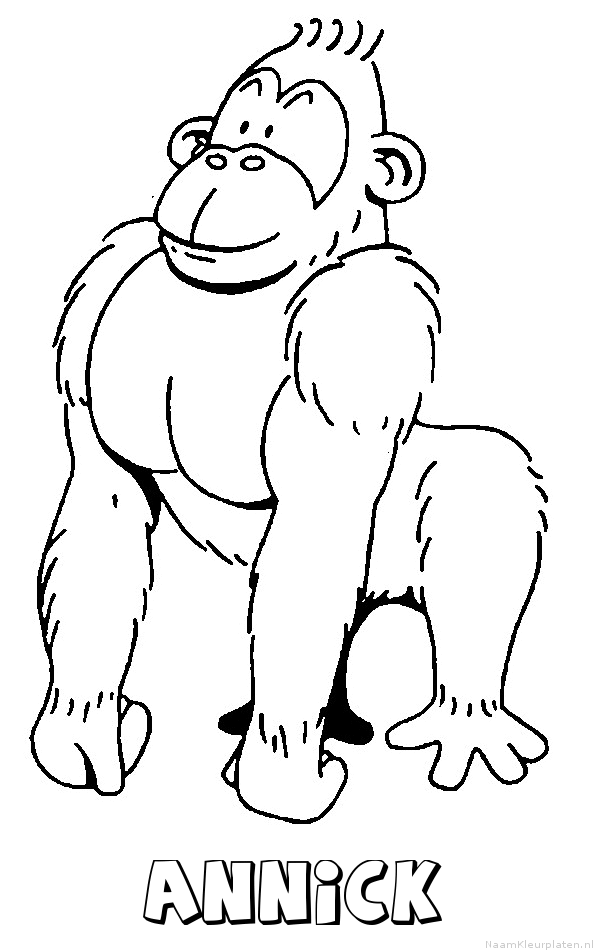 Annick aap gorilla