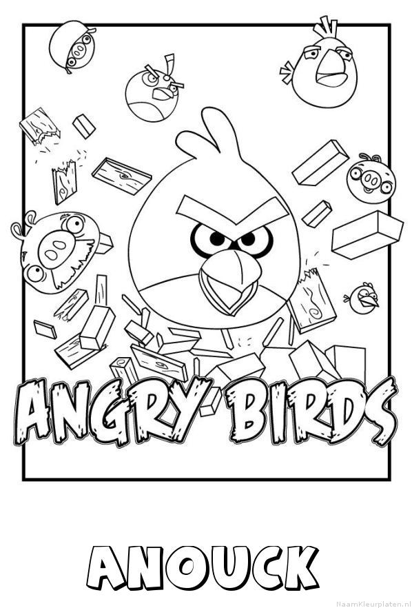 Anouck angry birds kleurplaat
