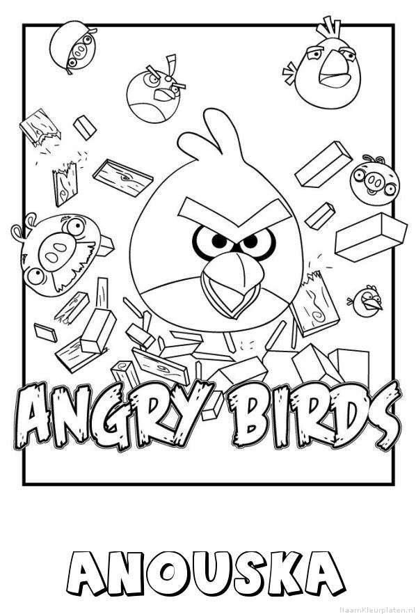 Anouska angry birds kleurplaat