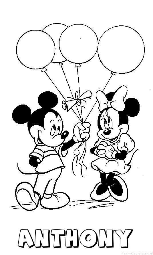 Anthony mickey mouse