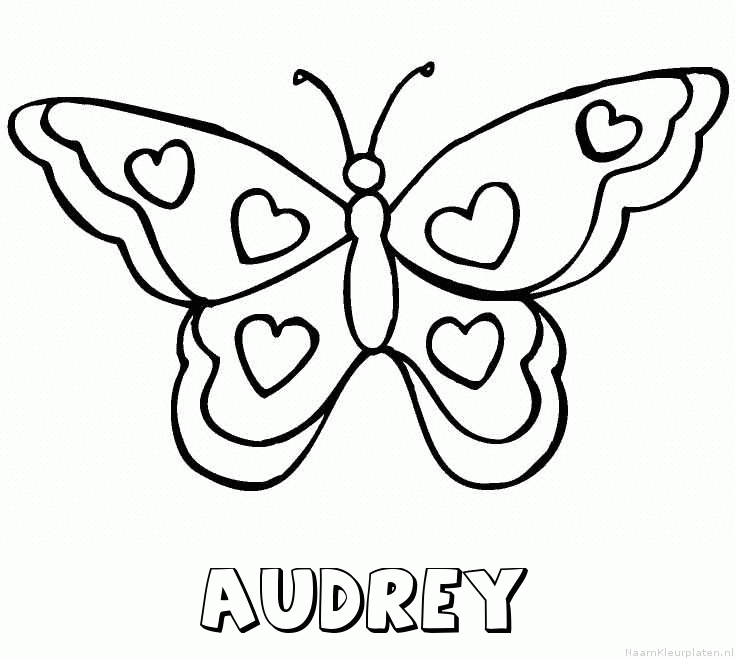 Audrey vlinder hartjes