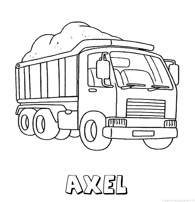 Axel vrachtwagen