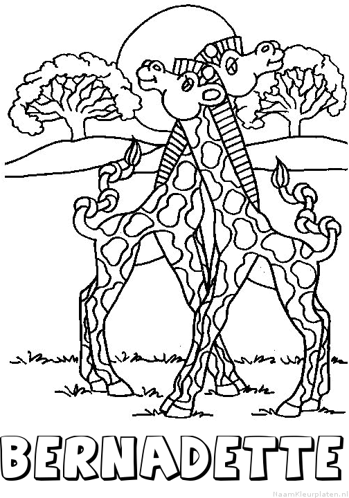 Bernadette giraffe koppel