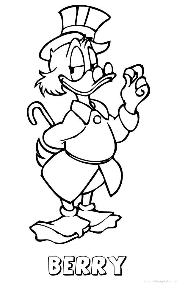 Berry dagobert duck
