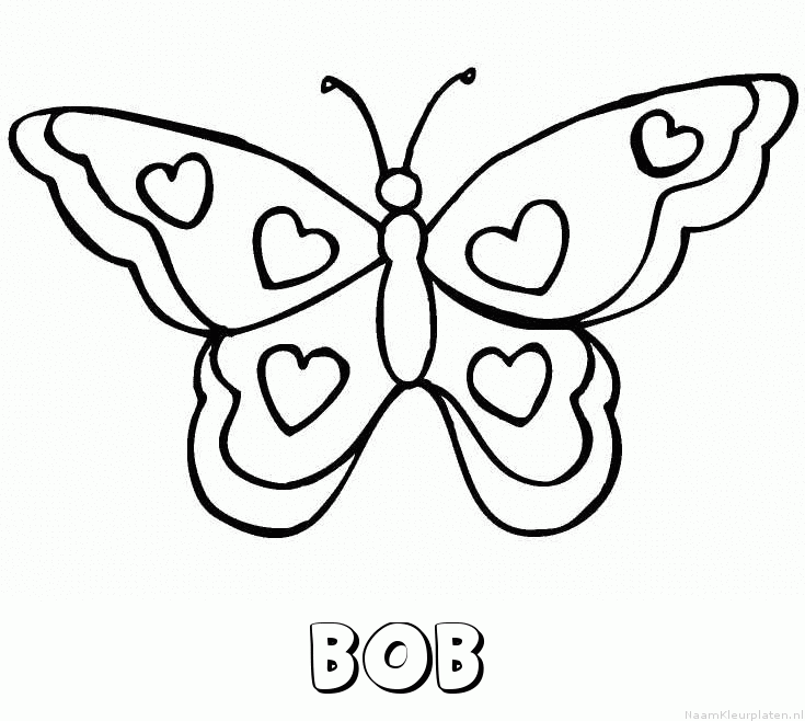 Bob vlinder hartjes