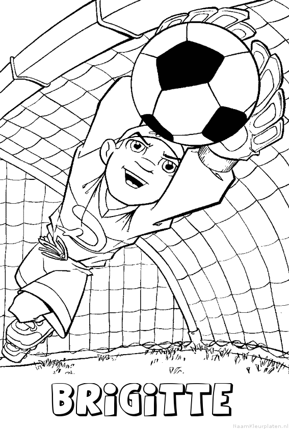 Brigitte voetbal keeper