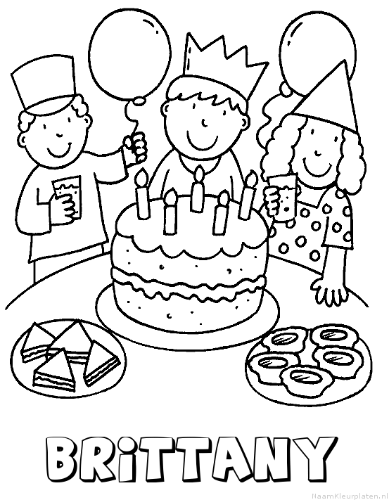 Brittany verjaardagstaart