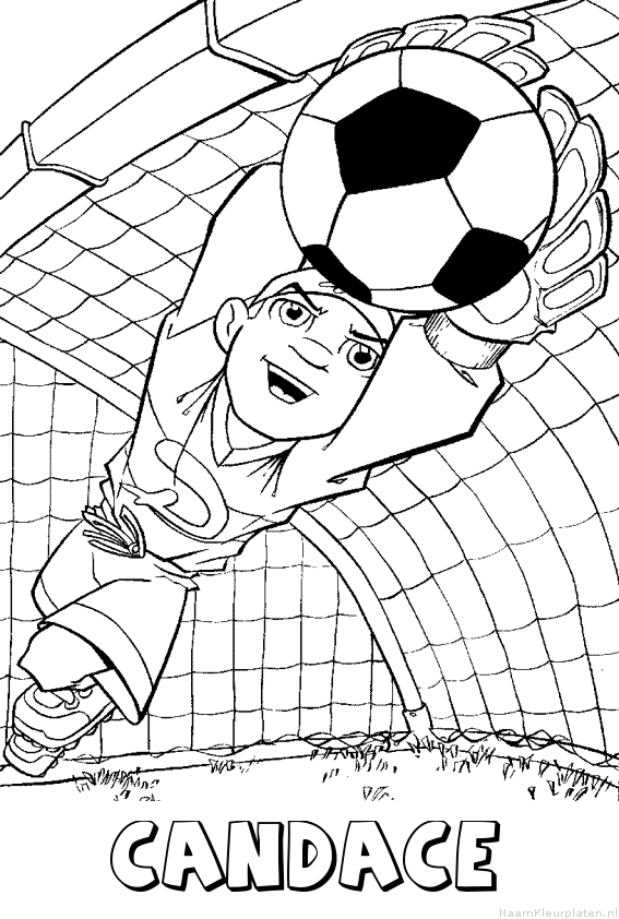 Candace voetbal keeper