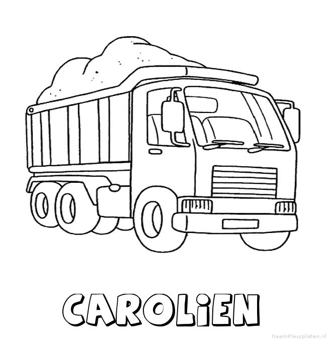 Carolien vrachtwagen