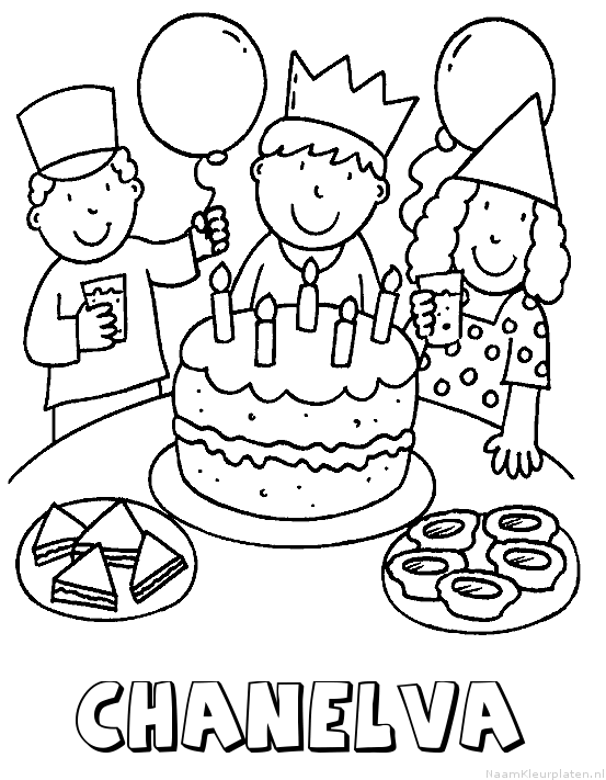 Chanelva verjaardagstaart