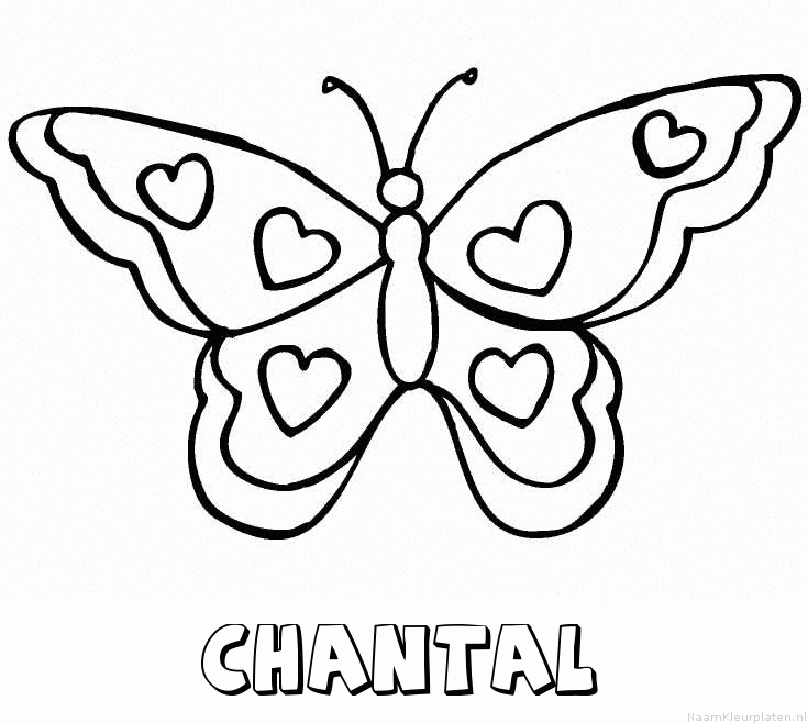 Chantal vlinder hartjes