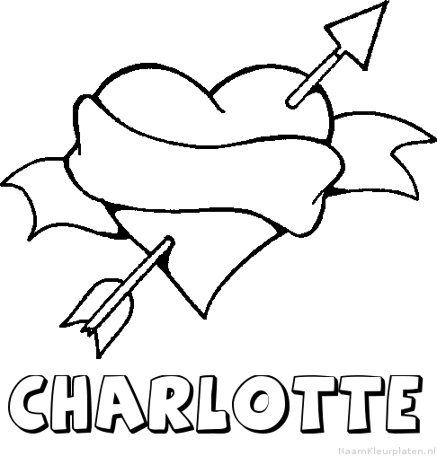 Charlotte liefde kleurplaat