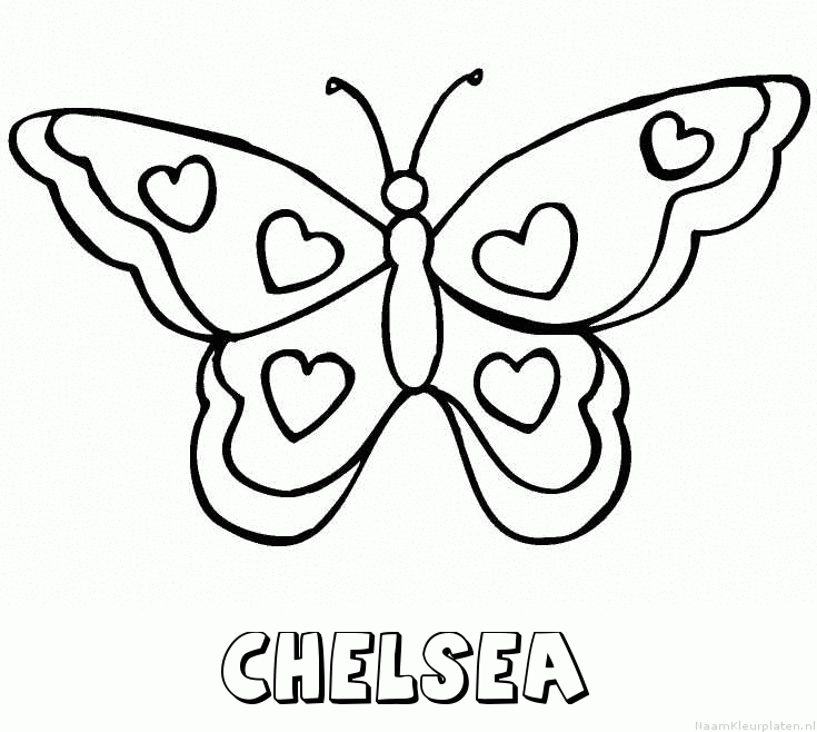 Chelsea vlinder hartjes