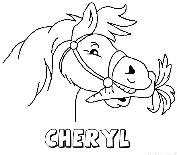 Cheryl paard van sinterklaas