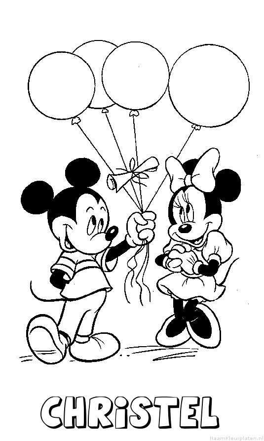 Christel mickey mouse
