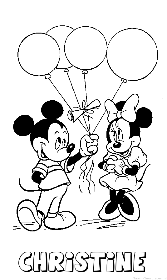 Christine mickey mouse