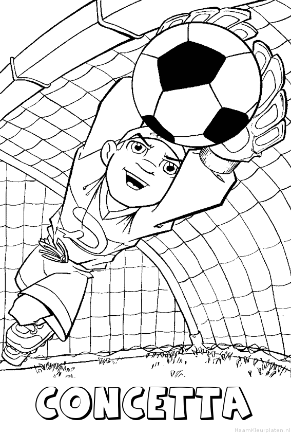 Concetta voetbal keeper