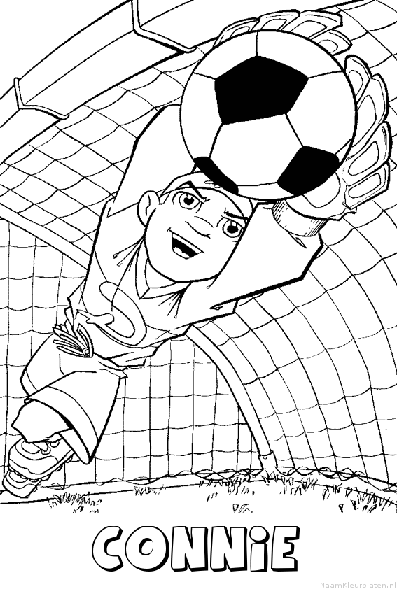 Connie voetbal keeper