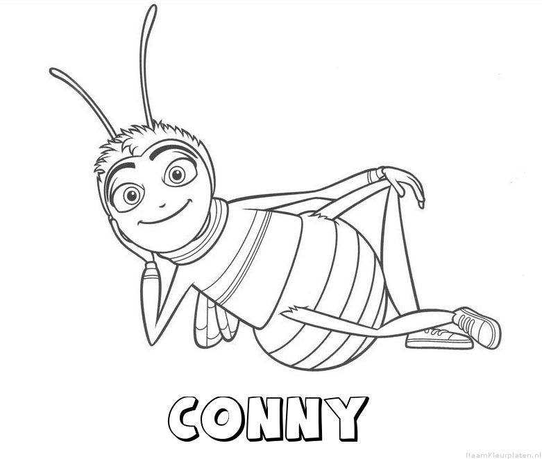 Conny bee movie kleurplaat