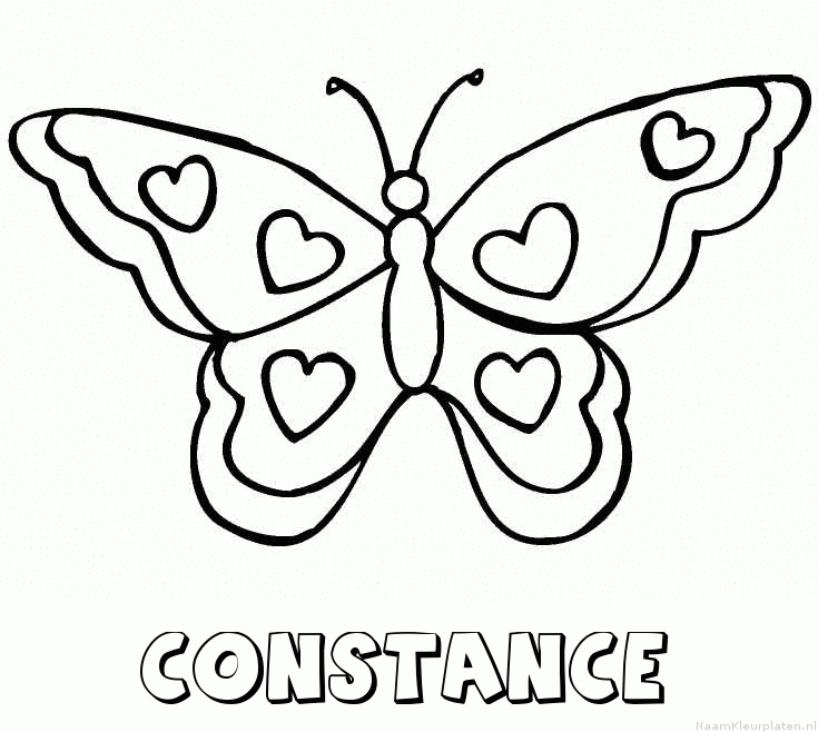 Constance vlinder hartjes