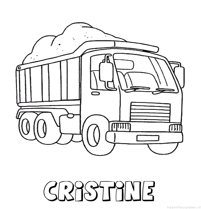 Cristine vrachtwagen