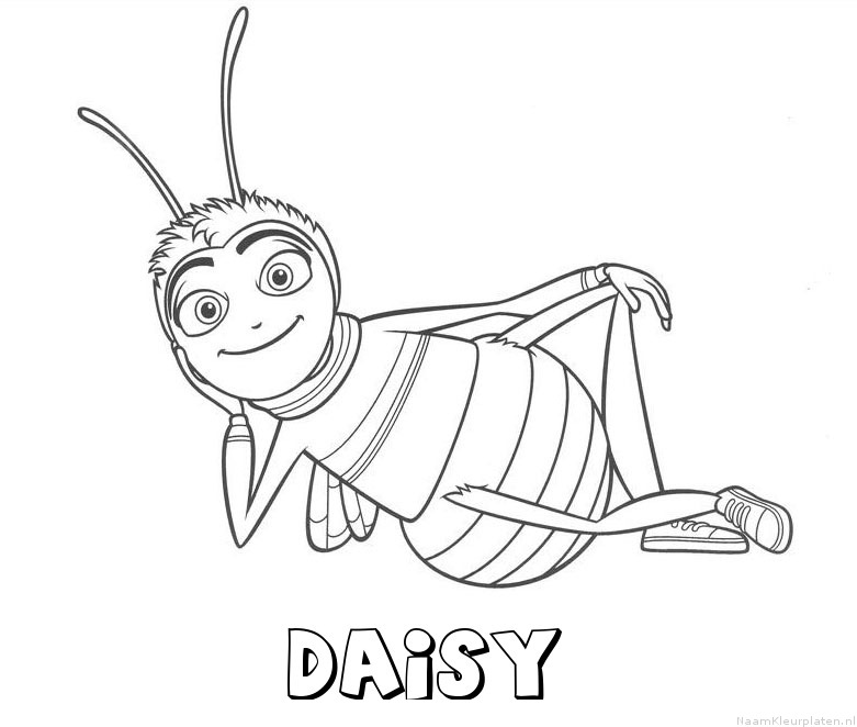 Daisy bee movie kleurplaat