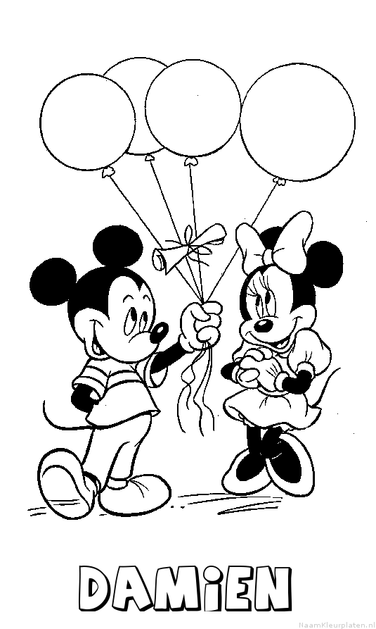 Damien mickey mouse