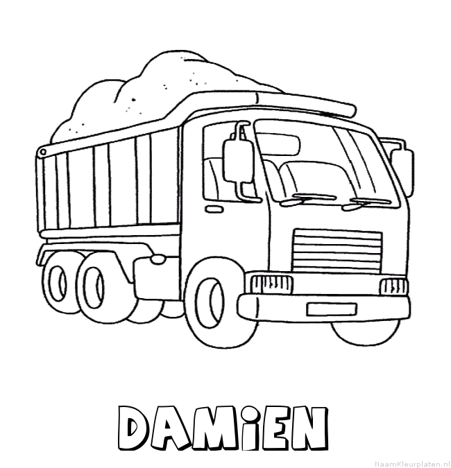 Damien vrachtwagen