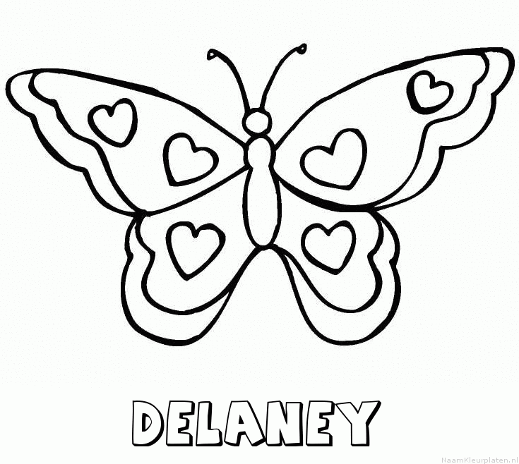 Delaney vlinder hartjes