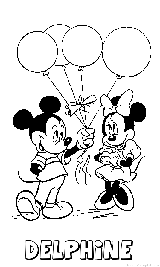 Delphine mickey mouse