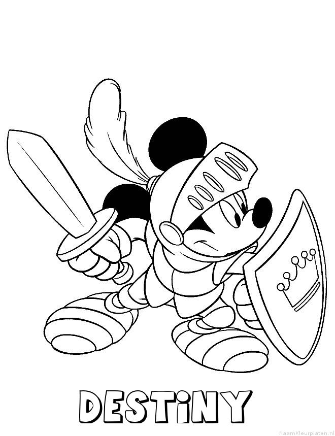 Destiny disney mickey mouse