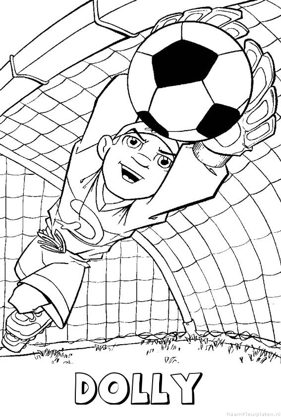 Dolly voetbal keeper