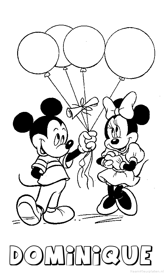 Dominique mickey mouse