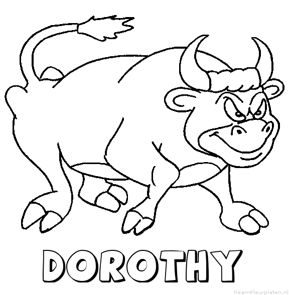 Dorothy stier kleurplaat